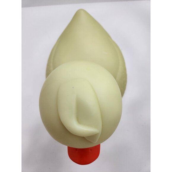 Vintage Prestige Giant 9" Tall 10" Long Pale Yellow Rubber Duck - Picture 9 of 11